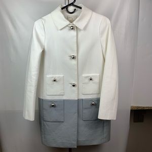 Kate Spade White & gray coat